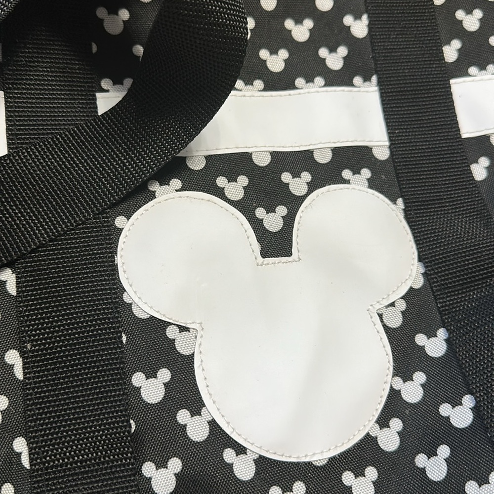 EUC Disney Mickey Mouse Canvas Black and White Tote - Picture 11 of 11
